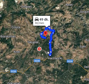 BURSA HARMANCIK ÇAKMAK MAH. 3.625M²  BAĞIMIZ SATILIK - BURSA HARMANCIK fotoğraf 3